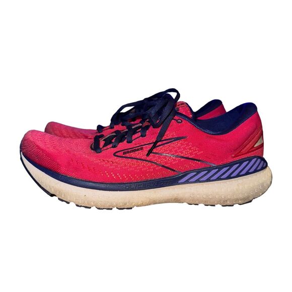 Brooks Glycerin GTS 19 Running Sneakers Women's Size 10.5 B Pink Mesh Shoes - Picture 1 of 8
